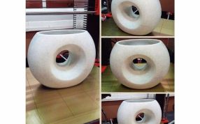 中洞艺术花瓶实物图