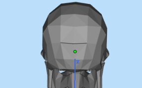 人体头部骷髅设计