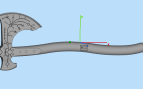 战神的斧头模型