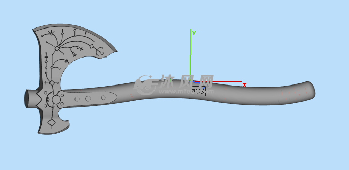 战神的斧头模型