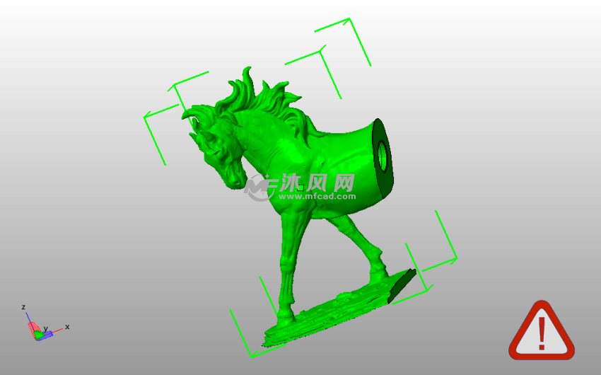骏马3D模型前半部分