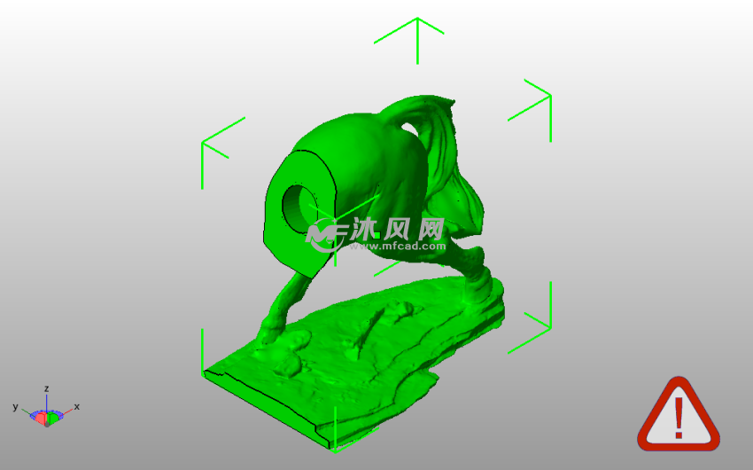 骏马3D模型后半部分
