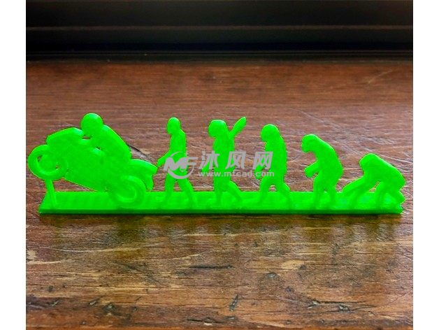 人类发展史模型实物图