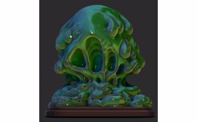 贪婪的淤泥摆件主视图