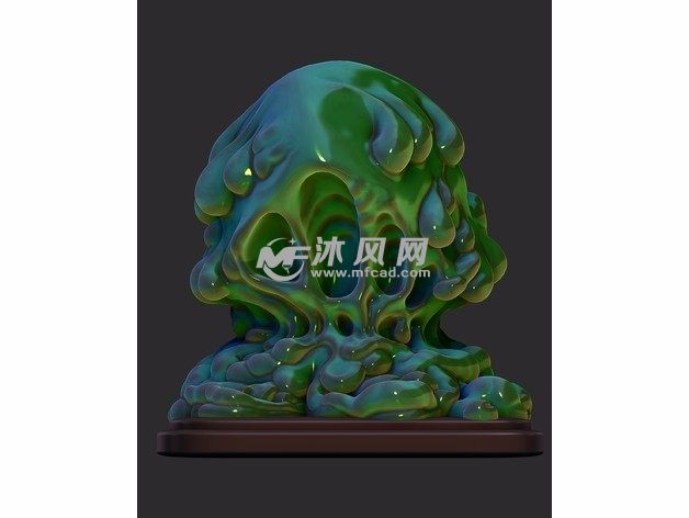 贪婪的淤泥摆件主视图