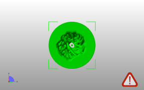 浮雕灯底座俯视图