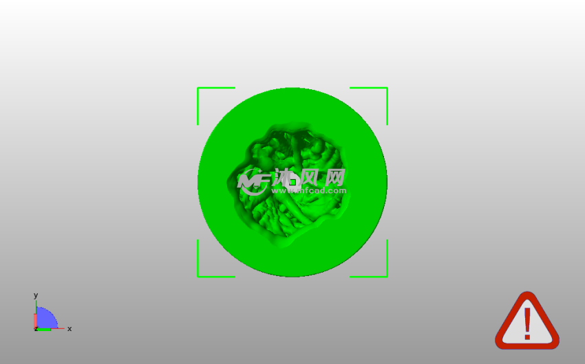 浮雕灯底座俯视图