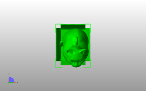 盒子中的小猫俯视图