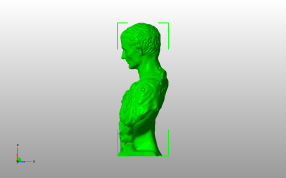  凯撒大帝牙签盒侧视图