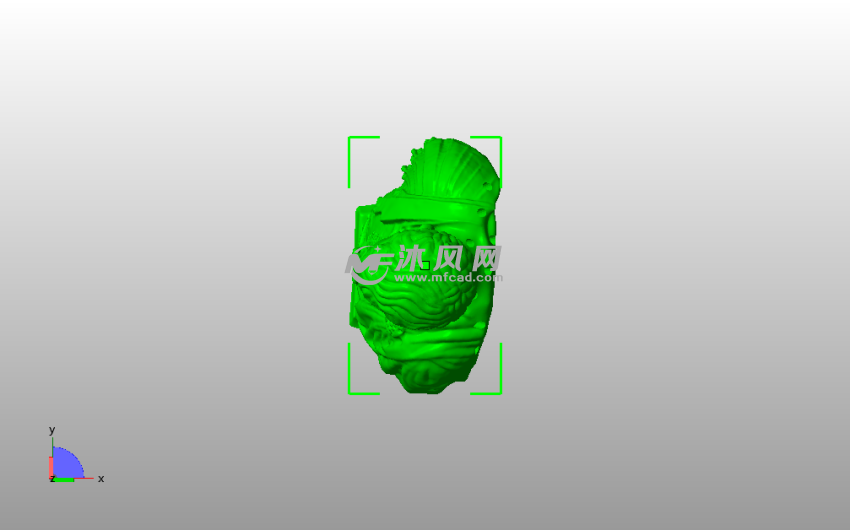  凯撒大帝牙签盒俯视图