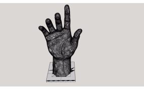 上帝之手模型效果图