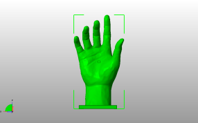 上帝之手模型主视图