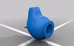 小猪佩奇牙膏帽模型图