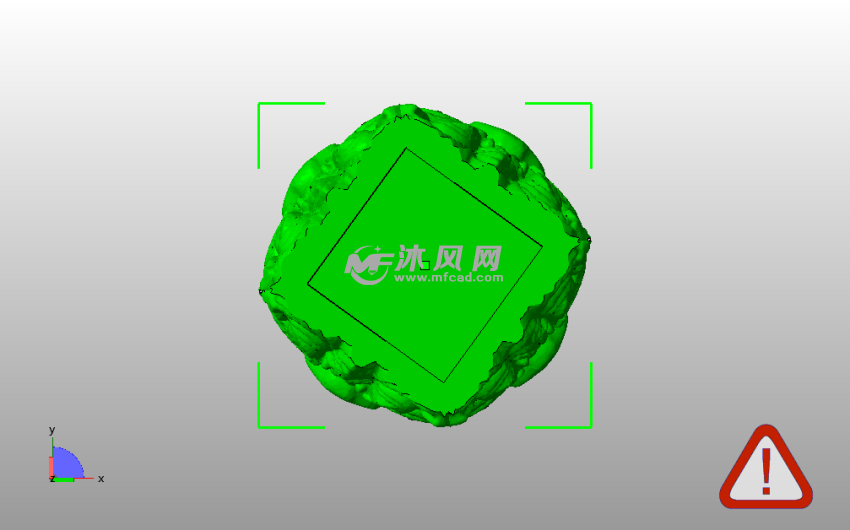 食人魔花盆俯视图