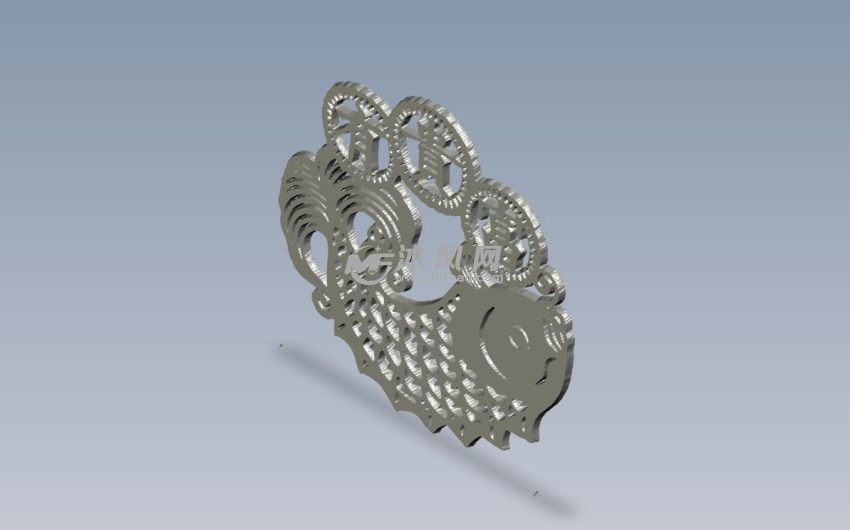 富贵有鱼轴测图