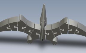 翼龙模型正视图图