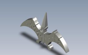 翼龙模型轴测图