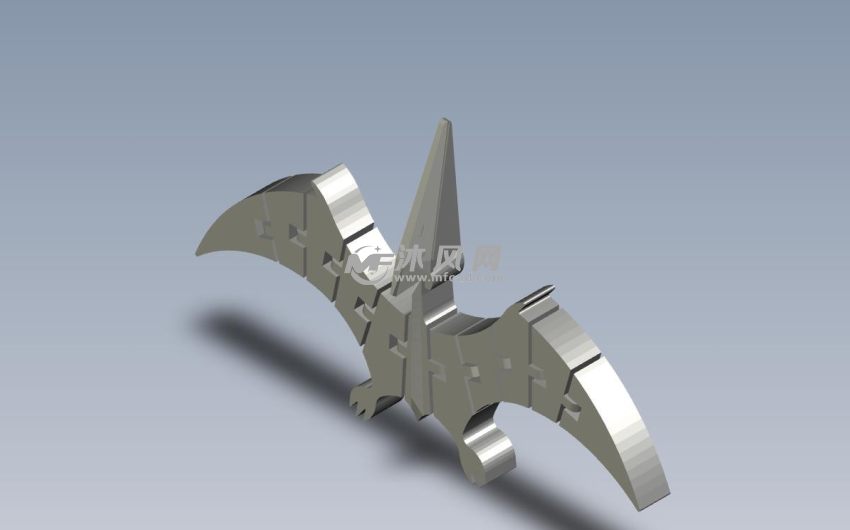 翼龙模型轴测图