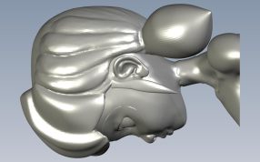 瓢虫少女侧视图