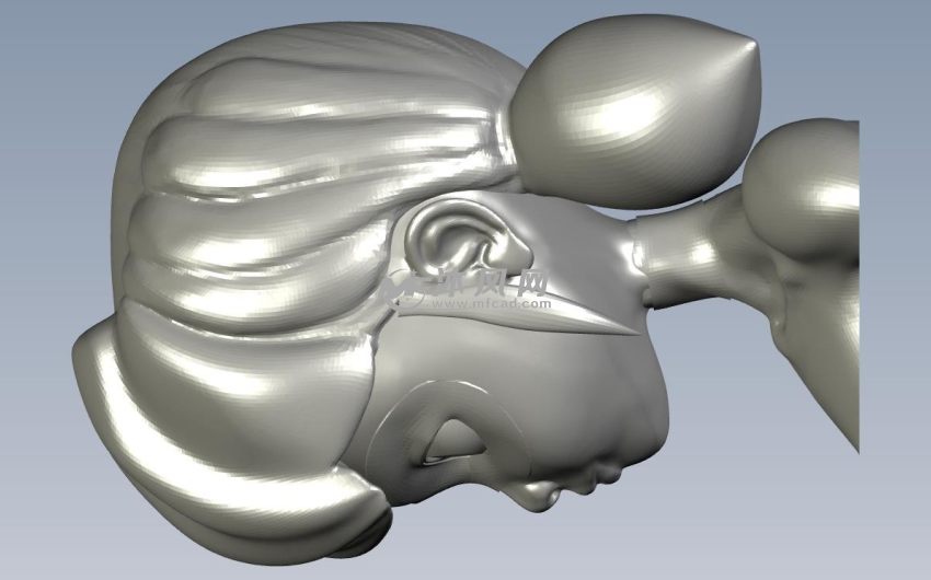 瓢虫少女侧视图