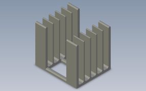 文件夹容器轴测图