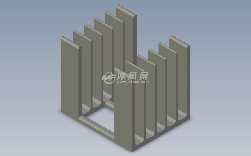 文件夹容器轴测图