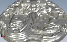 浮雕龙纹牌子俯视图