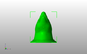 狗熊头磁铁主视图