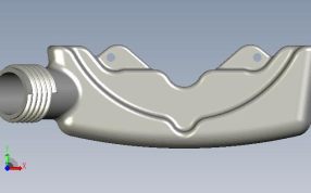 汽油机油壶正视图