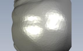 南瓜灯罩侧视图