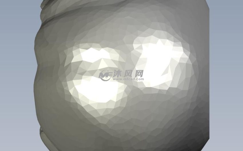 南瓜灯罩侧视图