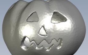 南瓜灯罩正视图