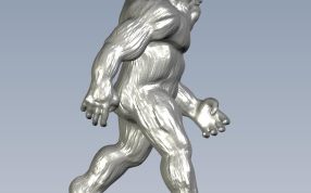 喜马拉雅山大脚怪正视图