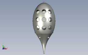 印象派老鼠笔筒俯视图