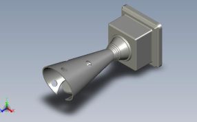 创意奖杯轴测图