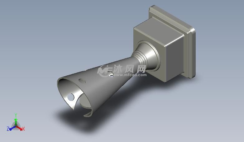 创意奖杯轴测图