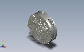 倒计时圣诞装饰品轴测图