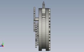 倒计时圣诞装饰品侧视图