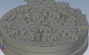 倒计时圣诞装饰品前视图