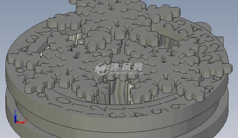 倒计时圣诞装饰品前视图