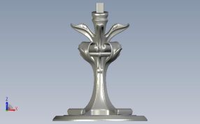 珠宝挂件正视图