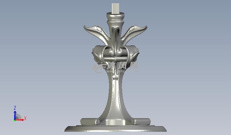 珠宝挂件正视图