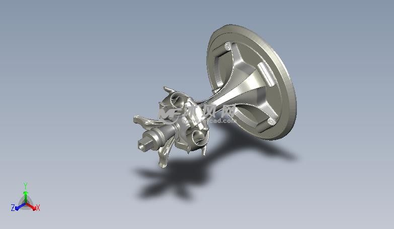 珠宝挂件轴测图