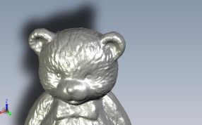 小熊存钱罐正视图