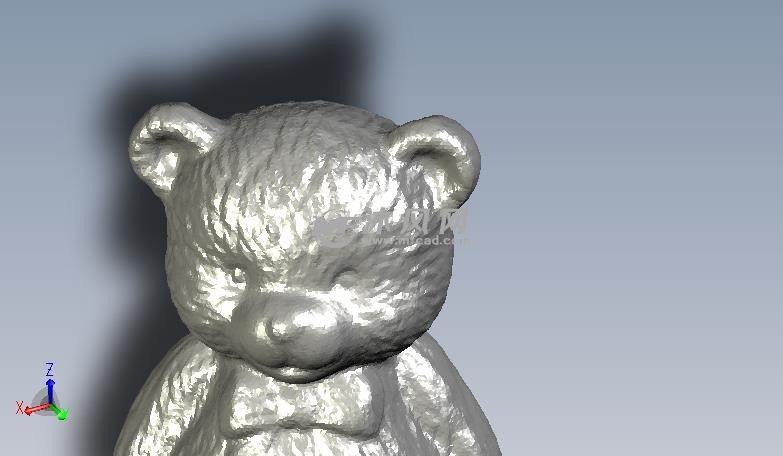 小熊存钱罐正视图