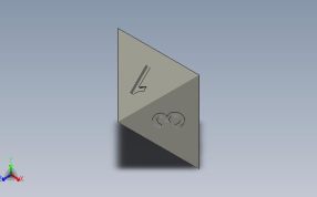 八面骰子轴测图