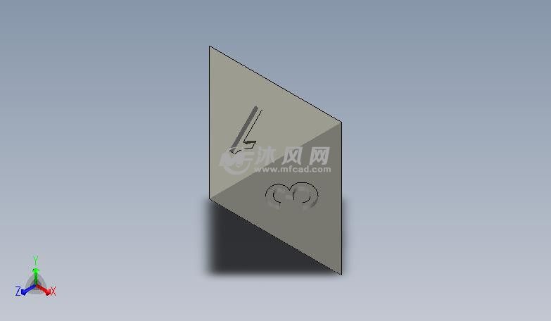 八面骰子轴测图