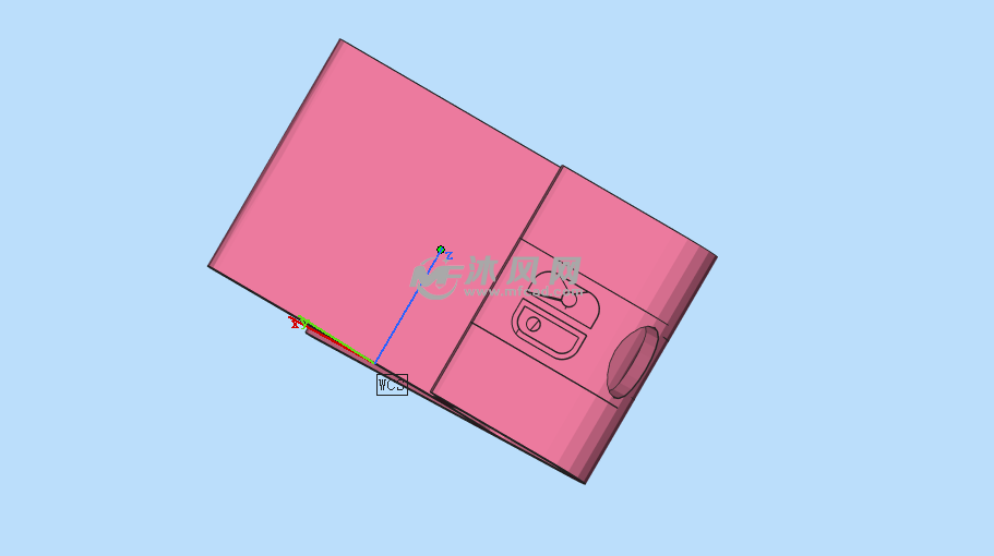 支架带徽标俯视图