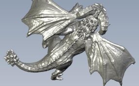 高精度恶龙俯视图