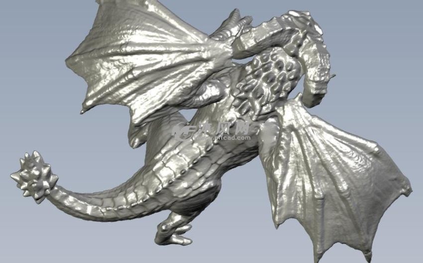 高精度恶龙俯视图